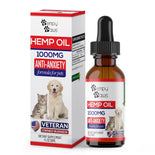 HempyPaws Hemp Seed Oil supplement.  No CBD for Dogs or Cats